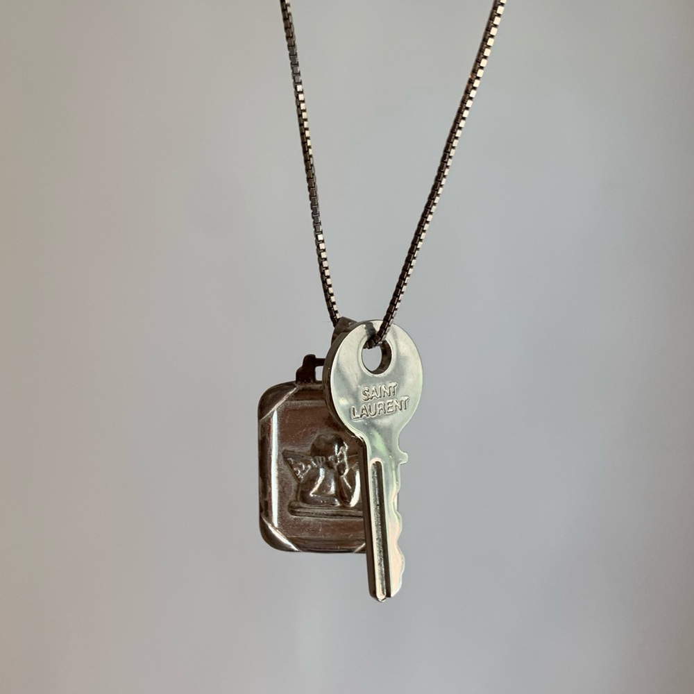 Saint Laurent Key Necklace